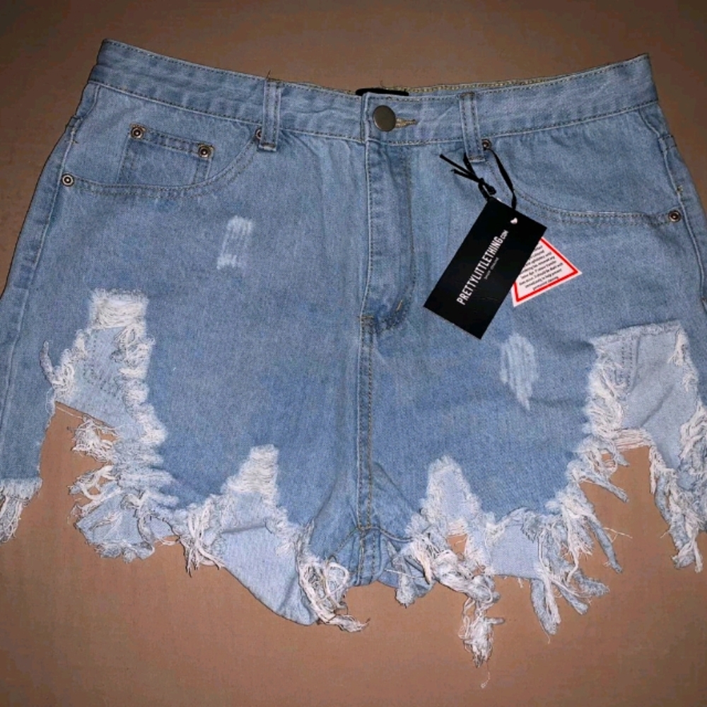 Ripped Jeans Shorts